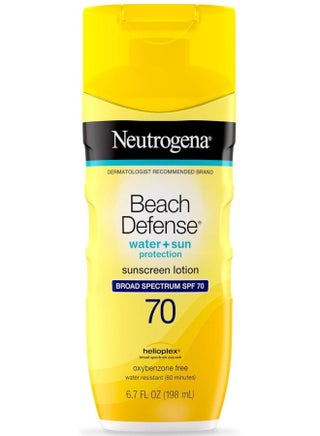 Beach Defense Sunscreen Lotion, SPF 70, Yellow 6.7Fluid Ounce - pnsku/N32661935A/45/_/1751000268/1e3025ae-896e-4f53-a70d-71062ed0e74d
