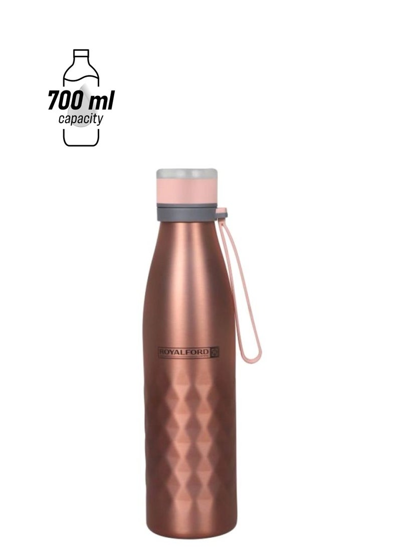 Royalford Vacuum Bottle Double Wall Stainless Steel Brown Brown 700ml  - Image 1