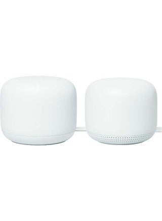 Nest Wifi - AC2200 (2nd Generation) Router and Add On Access Point Mesh Wi-Fi System (2-Pack, Snow) Snow - pnsku/N32680786A/45/_/1715228779/a23f15bc-99dc-4ed8-80dc-90e5f8e3cabd