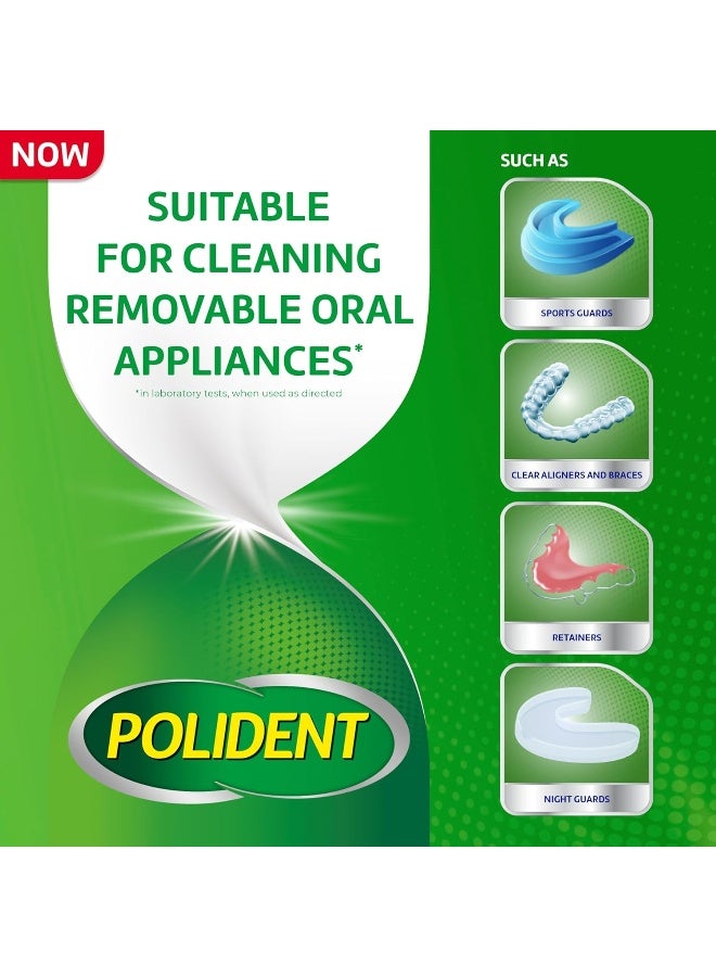 Polident Smokers Antibacterial Denture Cleanser 120 Tablets - Image 5