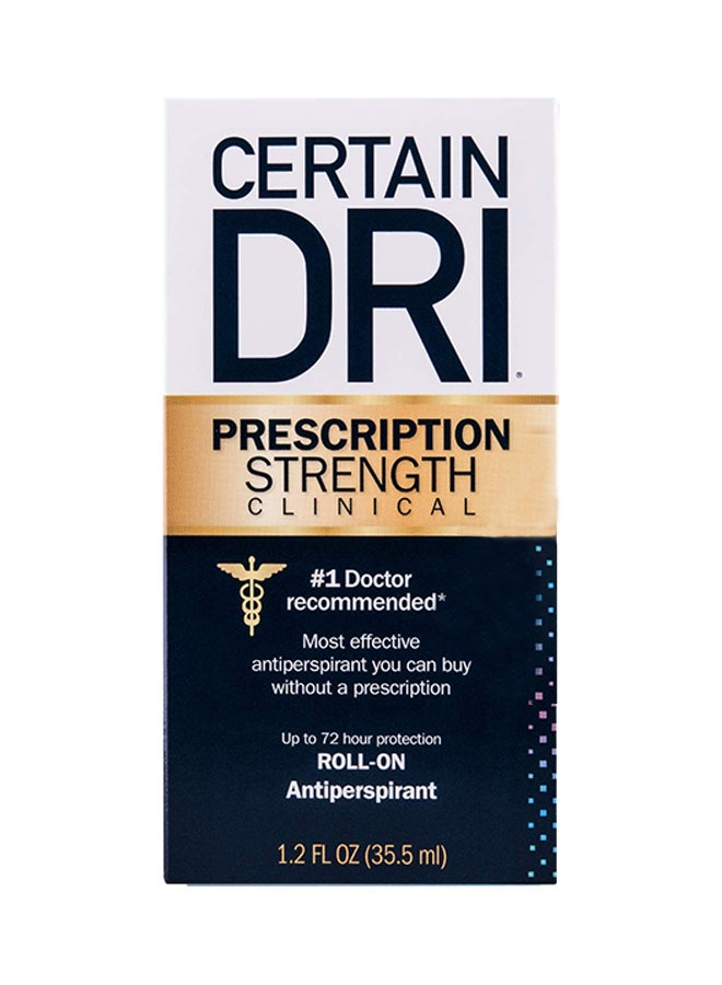 CERTAIN DRI Prescription Strength Clinical Roll-On Antiperspirant  - Image 2