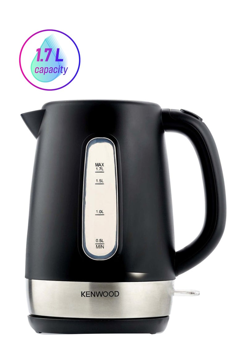 كينوود غلاية كهربائية بقدرة 2.2 كيلووات طراز ZJP01.A0BK 1.7 L 2200 W 5011423201283YL أسود/فضي - Image 1