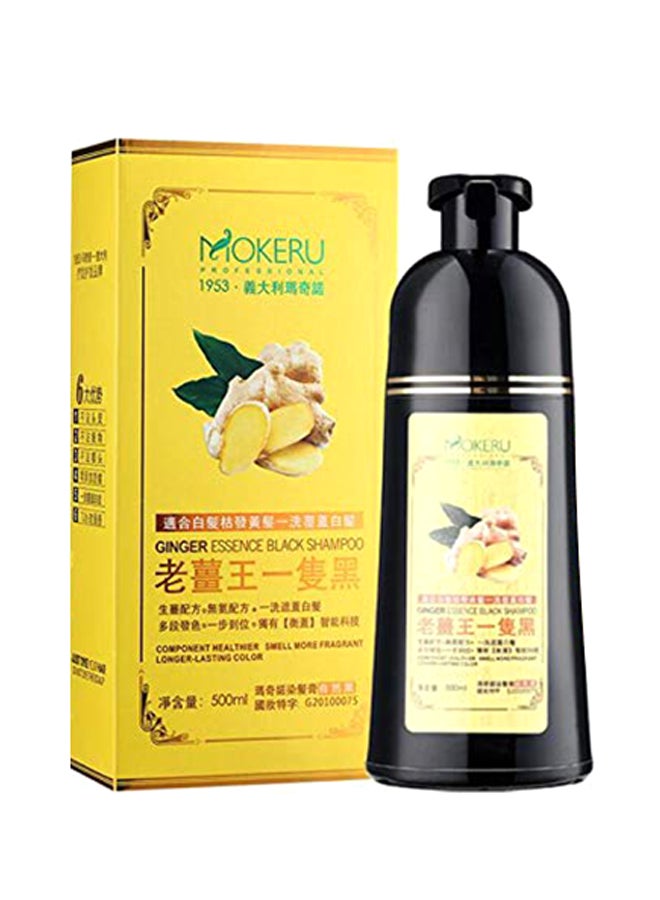 MOKERU Natural Ginger Black Hair Dye Shampoo 500ml - Image 1