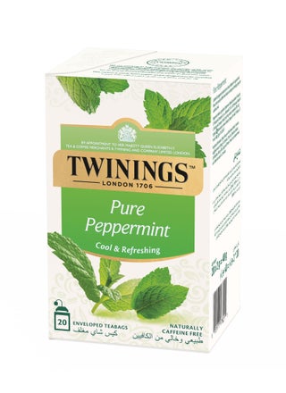 Pure Peppermint Tea 20 Bags Mint 40grams - view 3