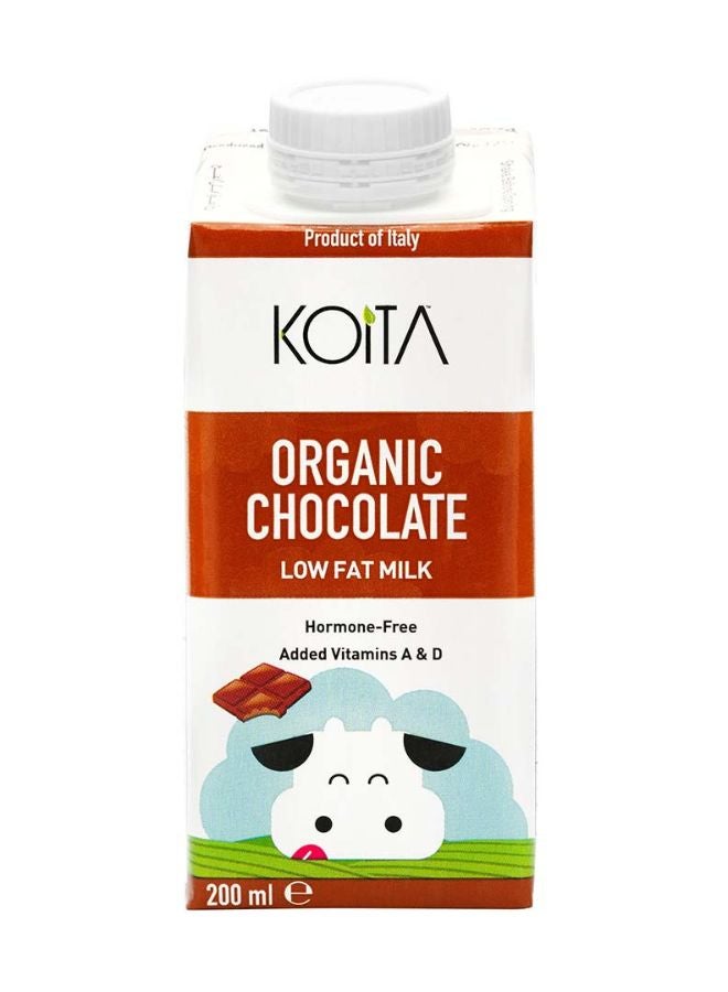 Koita Organic Chocolate Milk Vitamin A And D3 200ml - Image 1