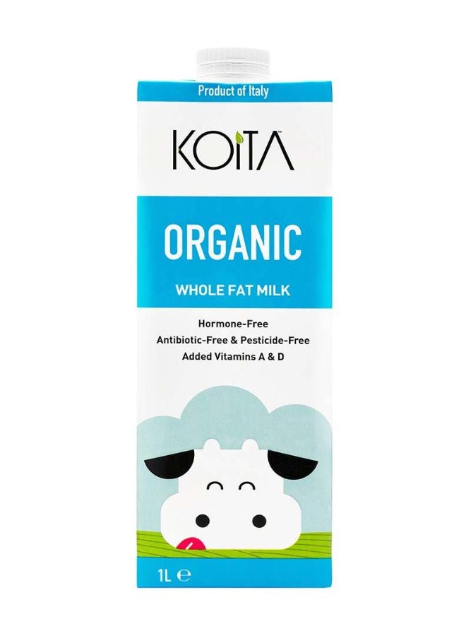Koita Organic Whole Full Fat Milk Plain 1Liters  - Image 1
