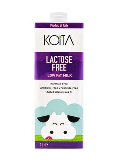 Koita Lactose Free Low Fat Milk Plain 1Liters  - Image 1