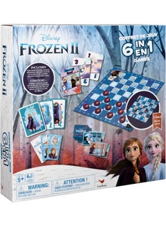 سبن ماستر لعبة لوحية جيم هاوس 6 في 1 بتصميم مستوحى من فيلم "Frozen II" لديزني  - Image 3