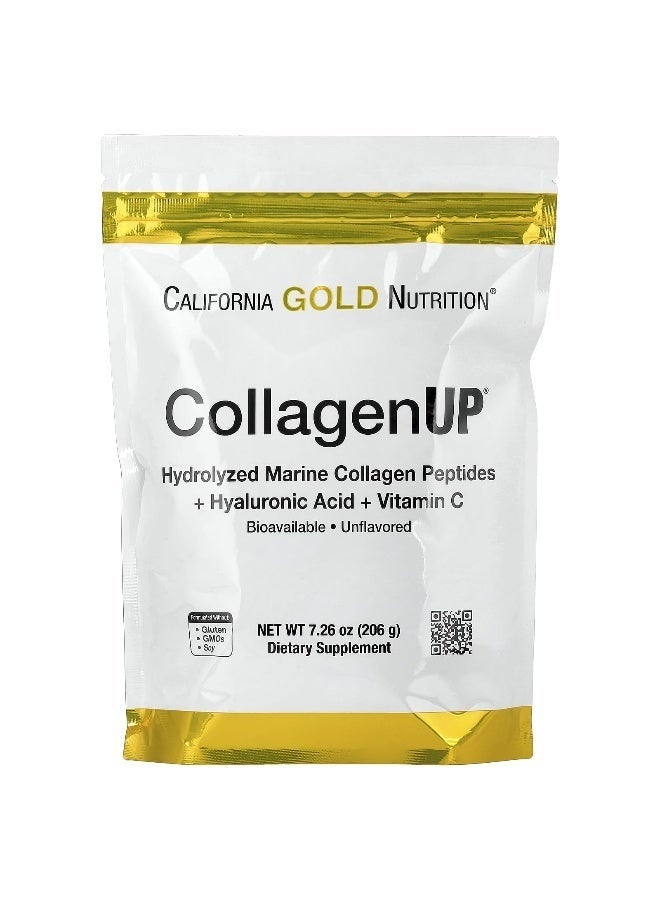 California Gold Nutrition Collagen UP, Unflavored, 7.26 oz (206 g) Packaging May Vary - Image 1