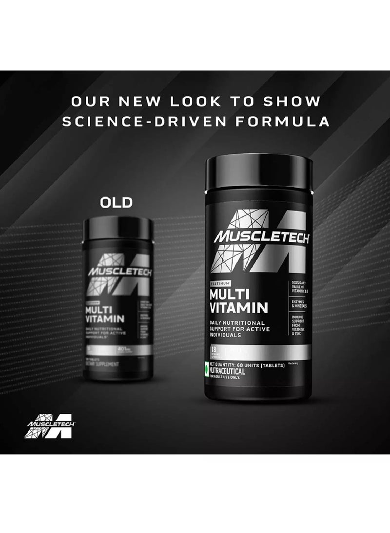 MuscleTech Platinum Multivitamin, 90 Tablets Packaging May Vary - Image 2