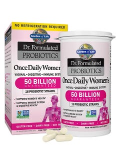Dr. Formulated Probiotics For Women Infused With 16 Probiotics Strains Supports Health, Immune System And Digestive Health No Refrigeration Required 30 Vegetarian Capsules