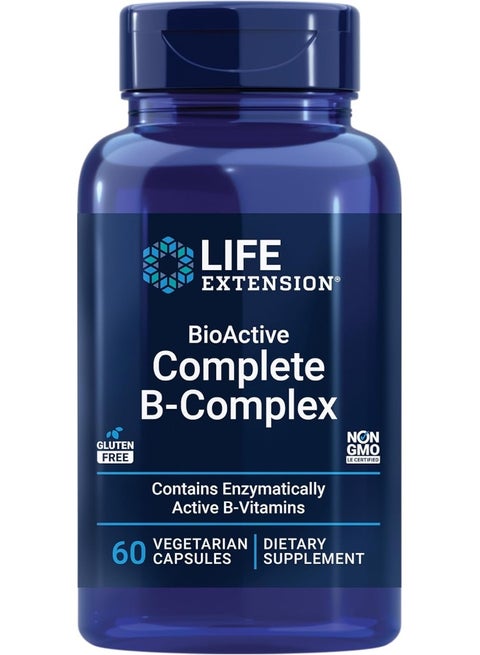 BioActive Complete, B-Complex, 60 Vegetarian Capsules Packaging May Vary