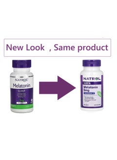 NATROL Melatonin Time Release Dietary Supplement 5mg - 100 Tablets  - Image 1