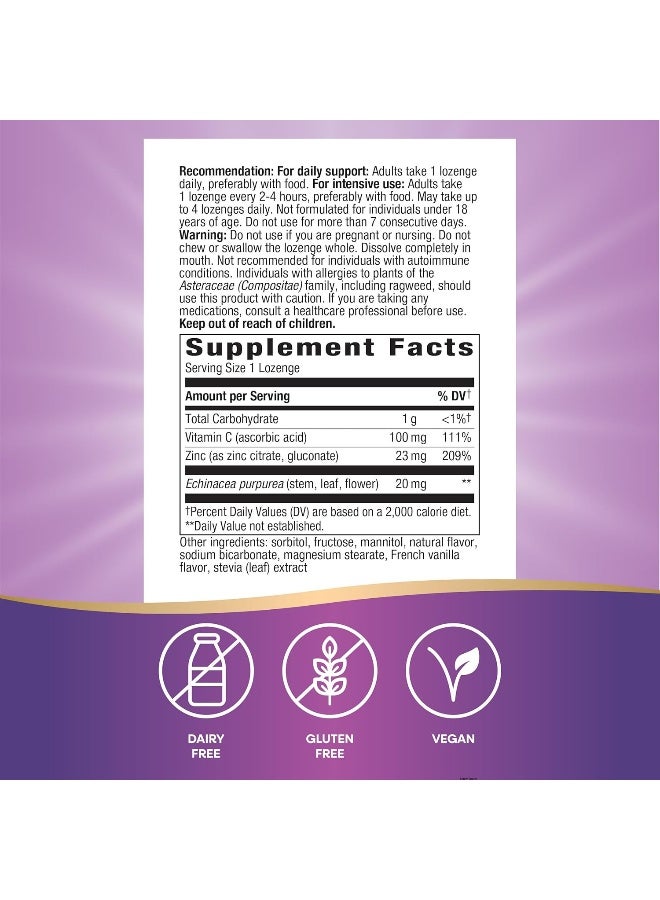 Nature's Way Zinc Lozenges, Wild Berry Flavored, 60 Vegan Lozenges Packaging May Vary - Image 5