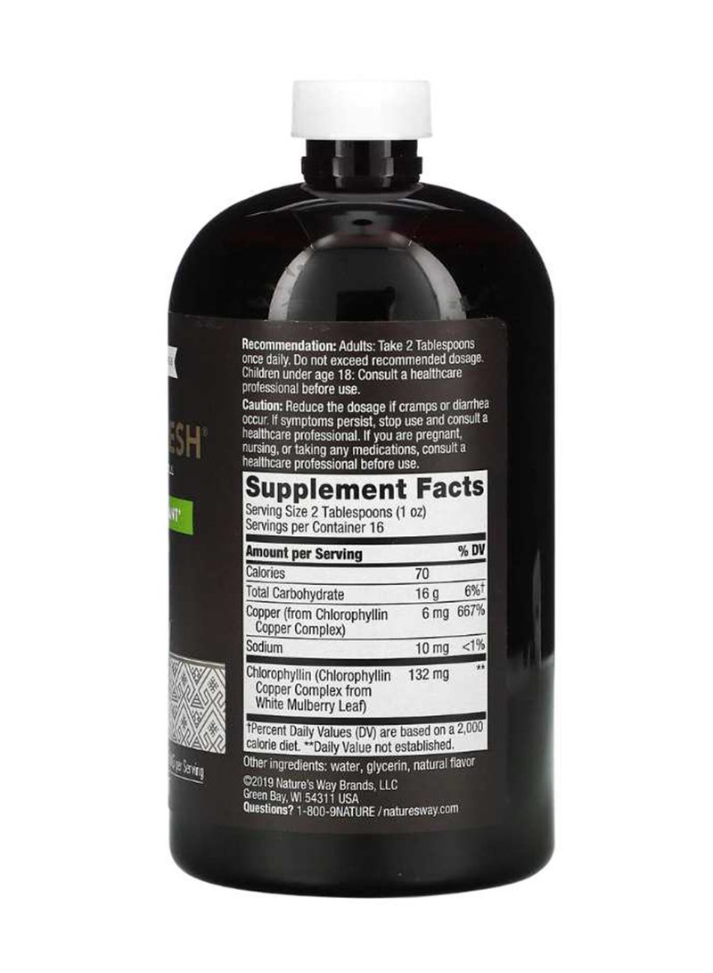Nature's Way - Chlorofresh Liquid Internal Deodorant, Unflavored 16 oz Packaging May Vary - Image 1