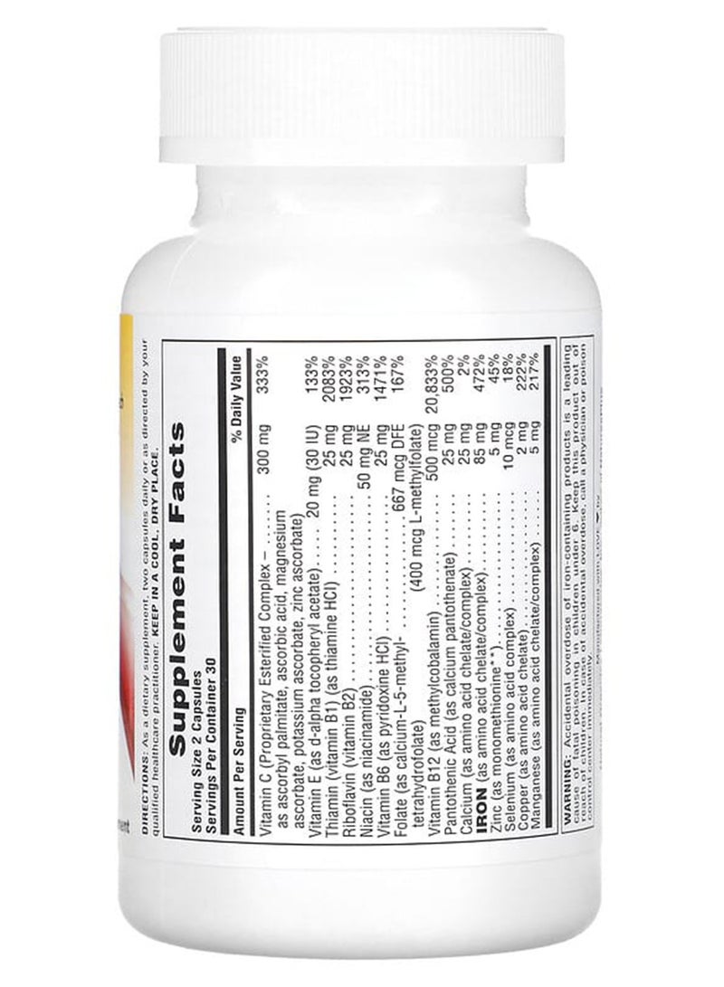 Nature's Plus Hema-Plex Dietary Supplement - 60 Capsules - Image 2