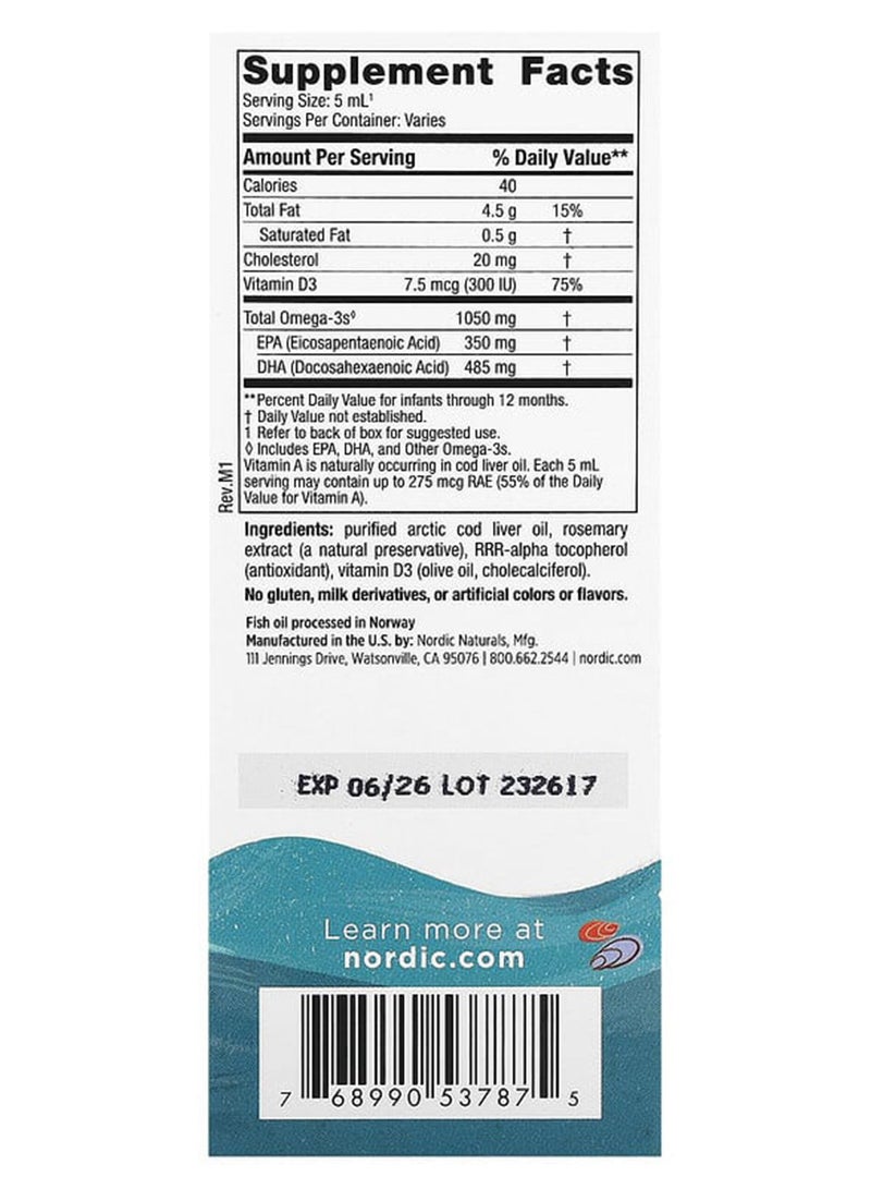 NORDIC NATURALS Nordic Naturals, Baby's DHA, 2 fl oz (60 ml)  - Image 2