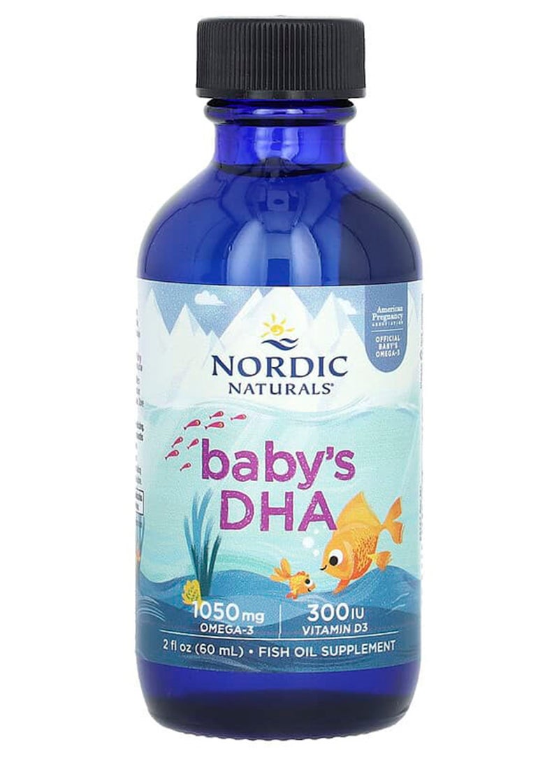 Nordic Naturals, Baby's DHA, 2 fl oz (60 ml) - pnsku/N32775818A/45/_/1711427627/2c68f467-b04d-400c-b622-e2de7e5143e5