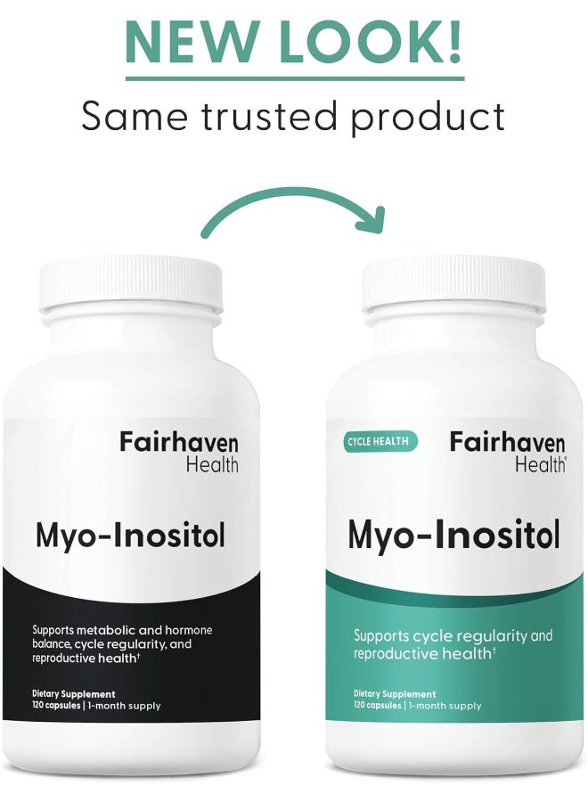 فايرهايفن هيلث مُكمل غذائي ميو اينوزيتول - 120 كبسولة - Image 2