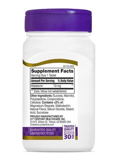 21st CENTURY Melatonin Dietary Supplement 10 Mg 120 Count  - Image 3