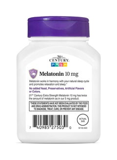 21st CENTURY Melatonin Dietary Supplement 10 Mg 120 Count  - Image 4