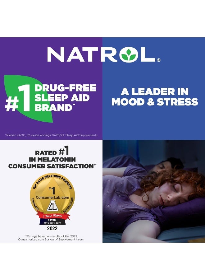 NATROL - Sleep Melatonin Time Release, 3mg, 100 Tablets Packaging May Vary - Image 1
