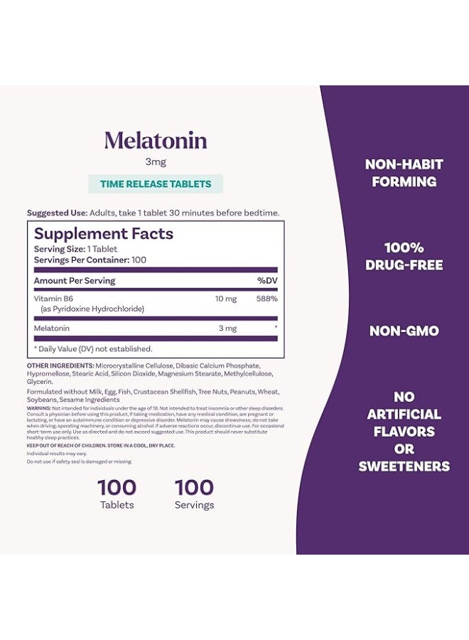 Natrol Melatonin 3 mg Time Release - Image 2