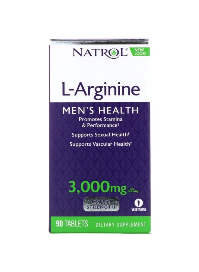 مكمل غذائي إل-أرجانين من 90 قرص - Image 2