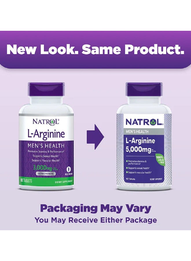 مكمل غذائي إل-أرجانين من 90 قرص - Image 1