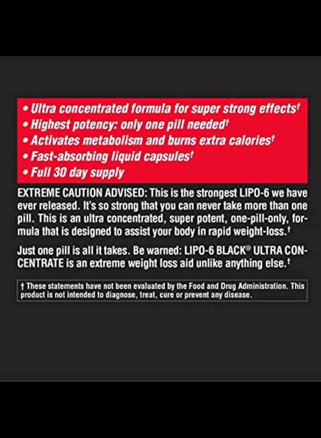 Lipo-6 Black Ultra Concentrate Dietary Supplement 60 Capsules - pnsku/N32776045A/45/_/1721044063/86774f84-f22e-46d4-9eaa-8884e038afbd