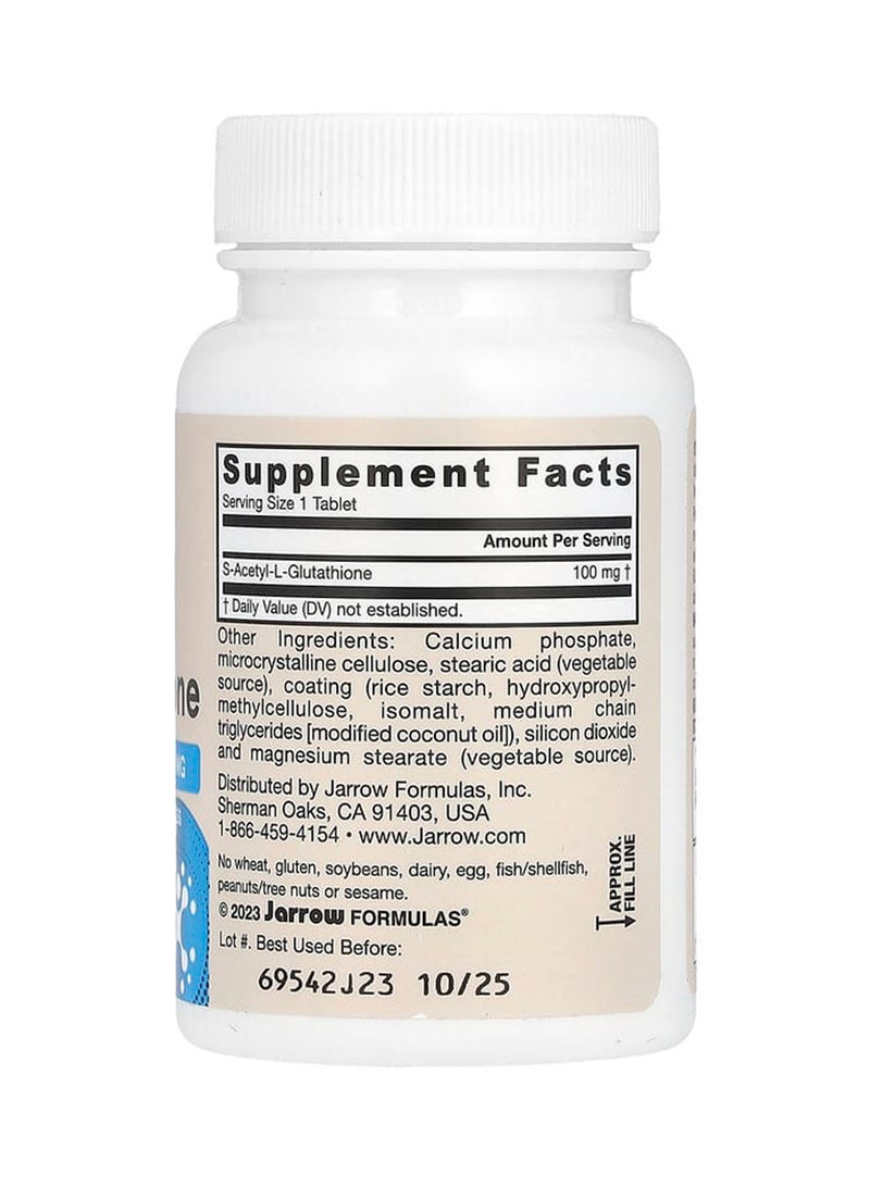 جارو فورملاز مكمل غذائي إس - أسيتيل إل - الجلوتاثيون بتركيز 100 مجم - 60 قرص - Image 2