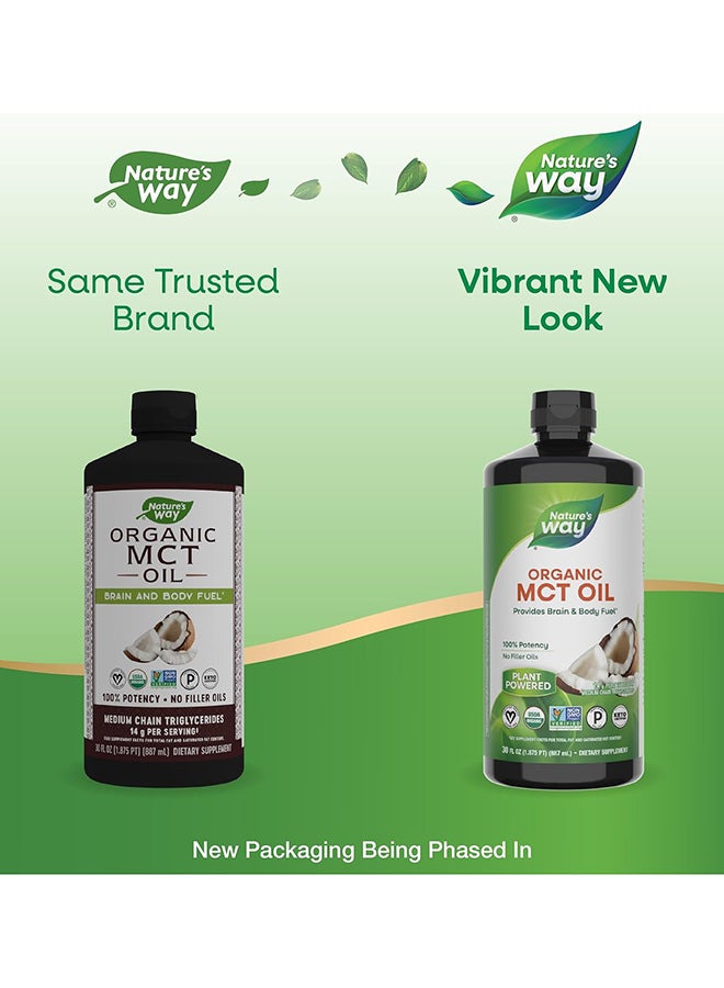 Nature's Way Organic MCT Oil 30 Fl Oz Packaging May Vary - Image 2