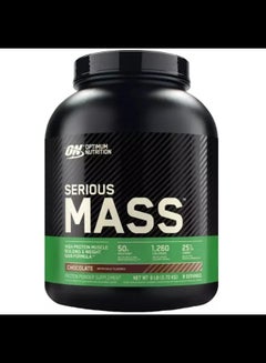 Optimum Nutrition Serious Mass Weight Gain Protein Powder Chocolate 6lb  - Image 1