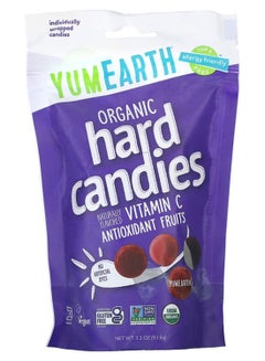 YumEarth Organic Vitamin C Hard Candies, Antioxidant Fruit, 3.3 oz (93.6 g)  - Image 1