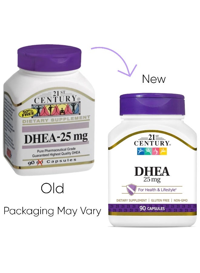 21st CENTURY - DHEA for Health & Lifestyle* 90 Capsules Packaging May Vary - Image 1