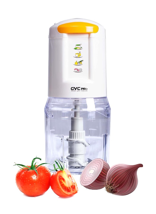 gvc pro - 2-Blade Onion Chopper 500 ml 450 W GVCH-712 Clear/Yellow - Image 1