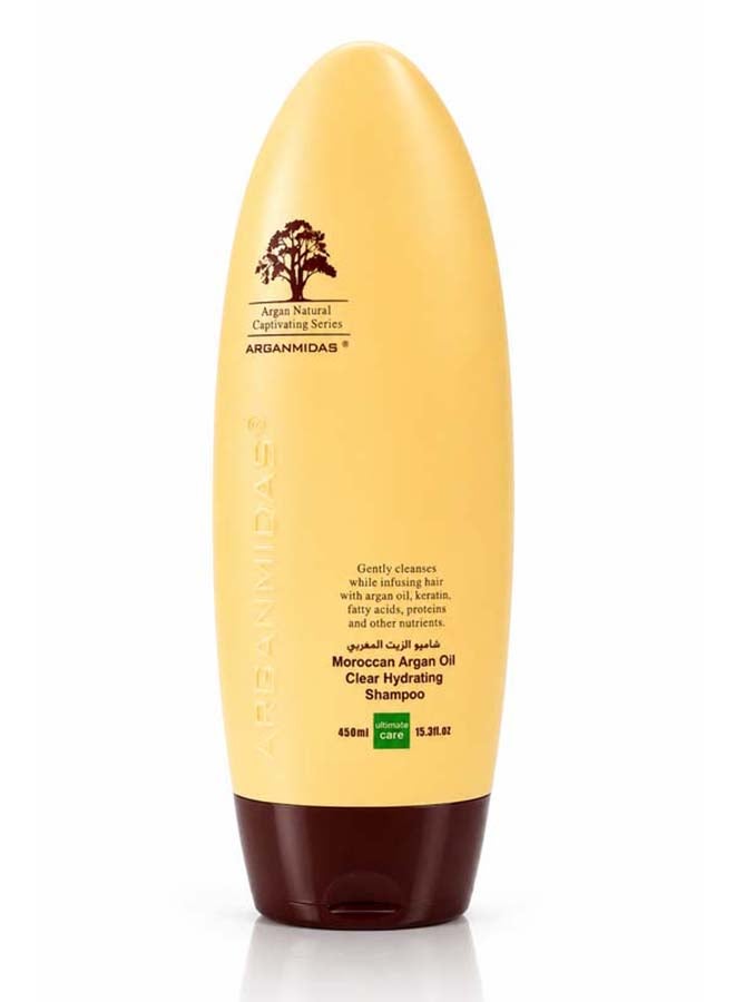 Arganmidas Moroccan Argan Oil Clear Hydrating Shampoo 450 ml - Image 1