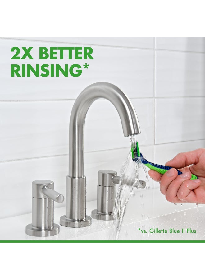 Gillette - 3-Piece Comfort Gel Sensitive Razor Green - Image 1