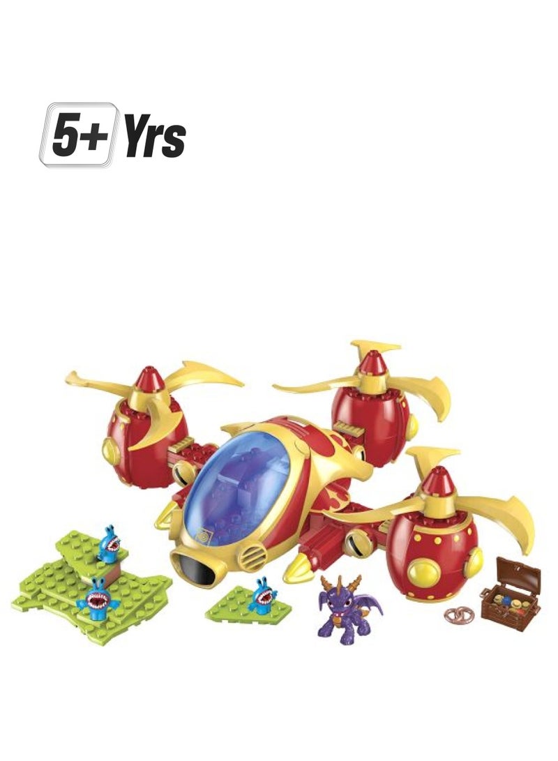 ميجا بلوكس طقم بناء شخصيات العمالقة من لعبة "Skylanders" مكون من 138 قطعة طراز 95418 95418 138 أكبر من 5 سنوات  - Image 1