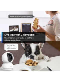 Tapo C200 Pan/Tilt 1080p Full HD Home Security Wi-Fi Camera Live View And Two-Way Audio Night Vision Motion Detection Baby Monitor MicroSD Card Support Works With Google Assistant And Amazon Alexa Remote Management By App - pnsku/N32851984A/45/_/1723106597/482c97b5-9e43-41b6-99b4-ef235ef0b611