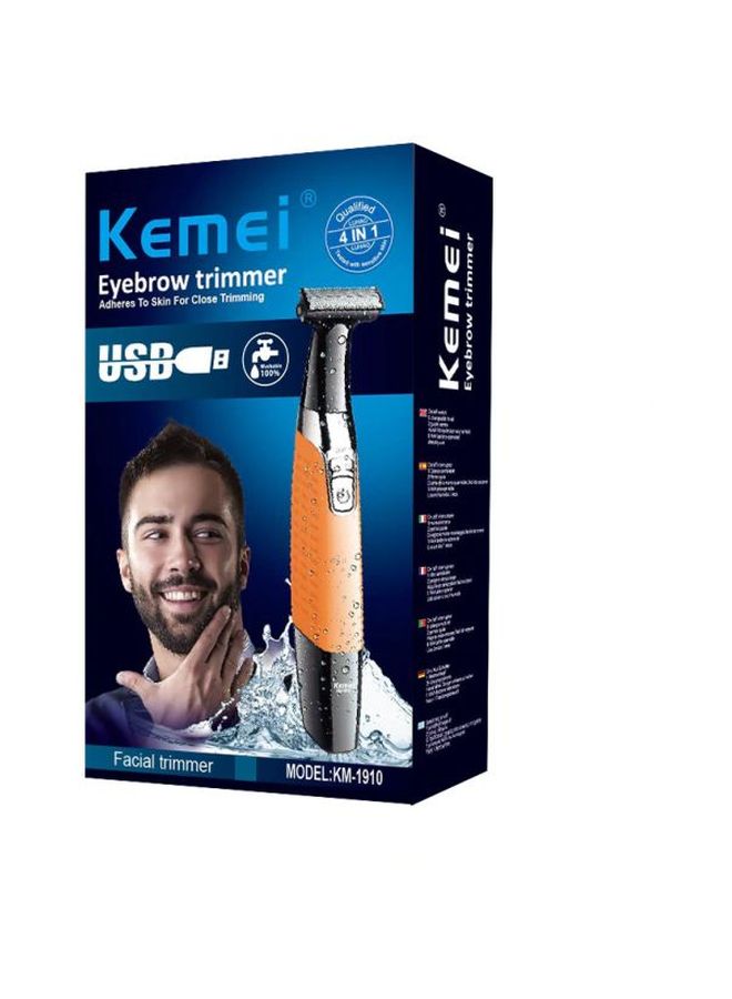 Kemei Rechargeable Electric Shaver 1910 Multicolor - Image 2