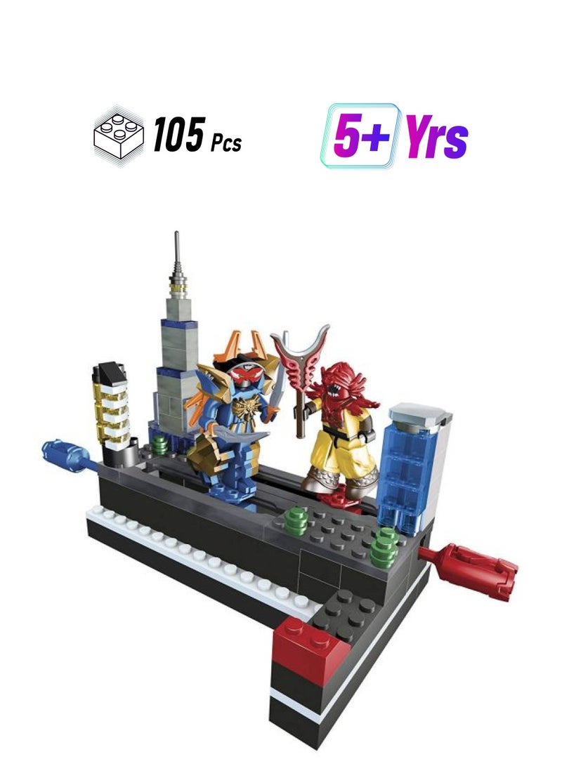Mega Bloks B007TUAOCS Power Rangers Samurai Claw Battlezord Vs Mooger Building Toy 105 5+ Years
