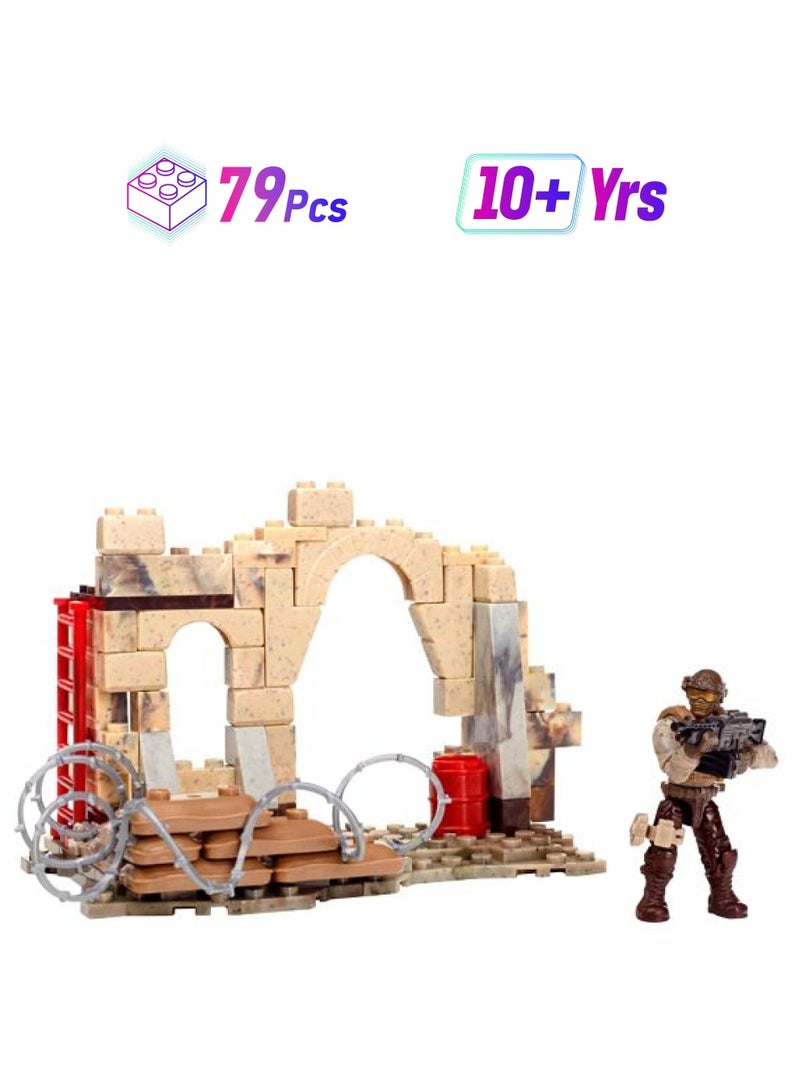 Mega Bloks DCL15 79-Piece Call Of Duty Desert Outpost DCL15 79 10+ Years - Image 1