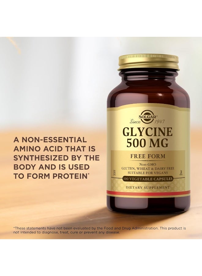 Solgar Glycine Dietary Supplement 100 Capsules - Image 5