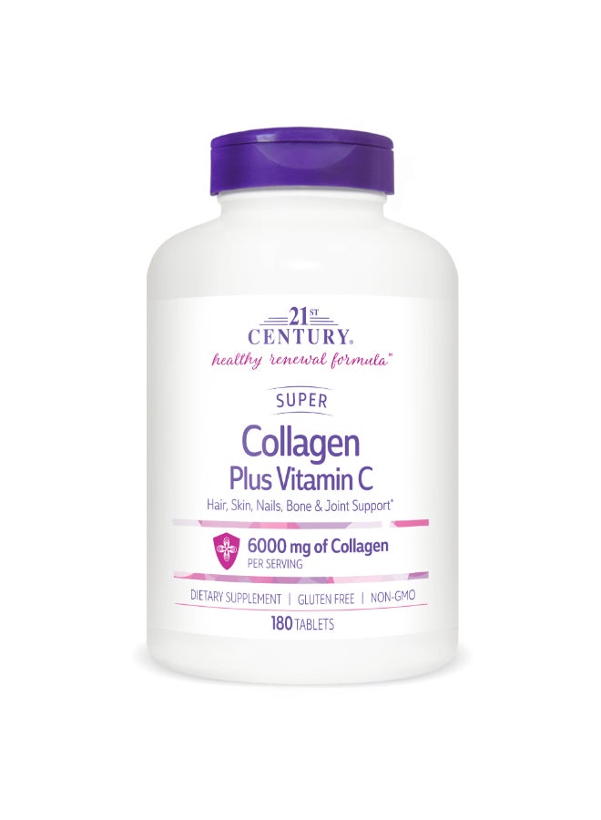 21st Century Super Collagen Plus Vitamin C 180 Tablets - Image 2