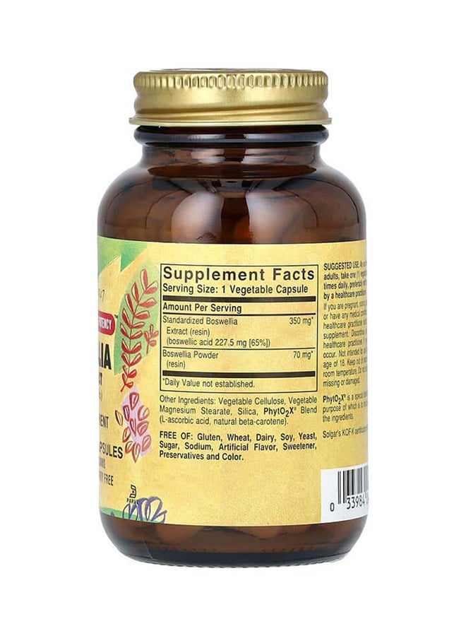 Solgar, Boswellia Resin Extract, 60 Vegetable Capsules - Image 2