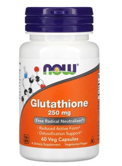 Now Foods Glutathione Detixification Support 250 mg - 60 Veg Capsules  - Image 1