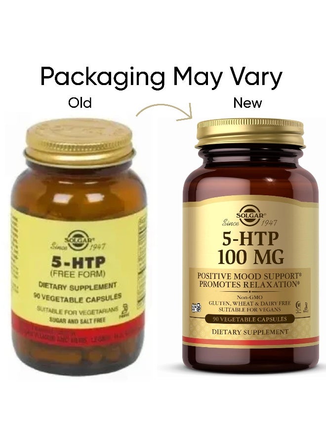 Solgar - 5-HTP, 100 mg, 90 Vegetable Capsules Packaging May Vary - Image 1