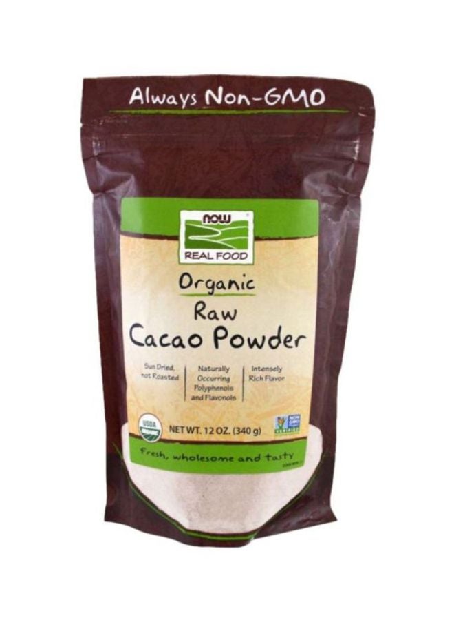 ناو فودز مسحوق الكاكاو الخام العضوي 340جرام - Image 1