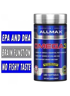 AllMax Nutrition Omega 3 -180 Softgels  - Image 2